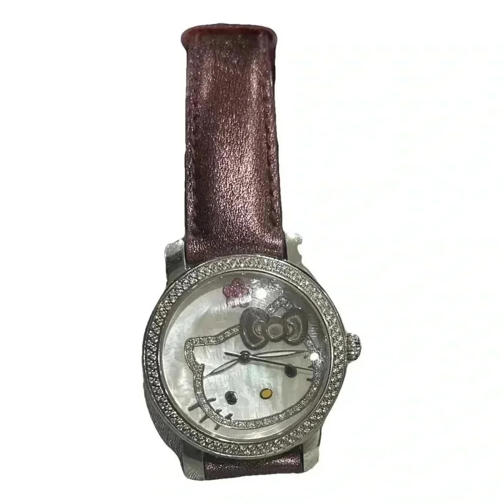 RARE - Kimora Lee Simmons Diamond Hello Kitty Watch - RARE